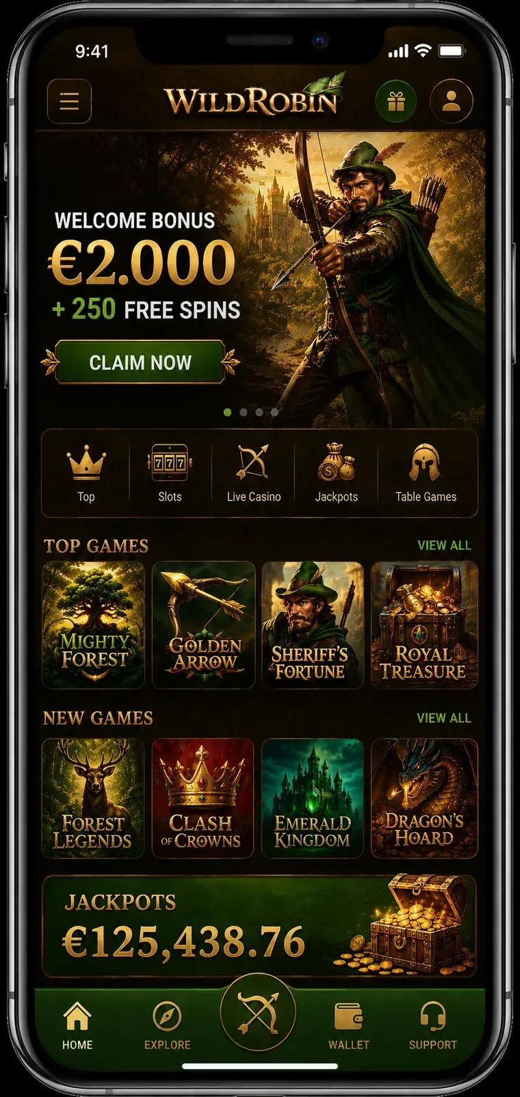 WildRobin Casino mobiel